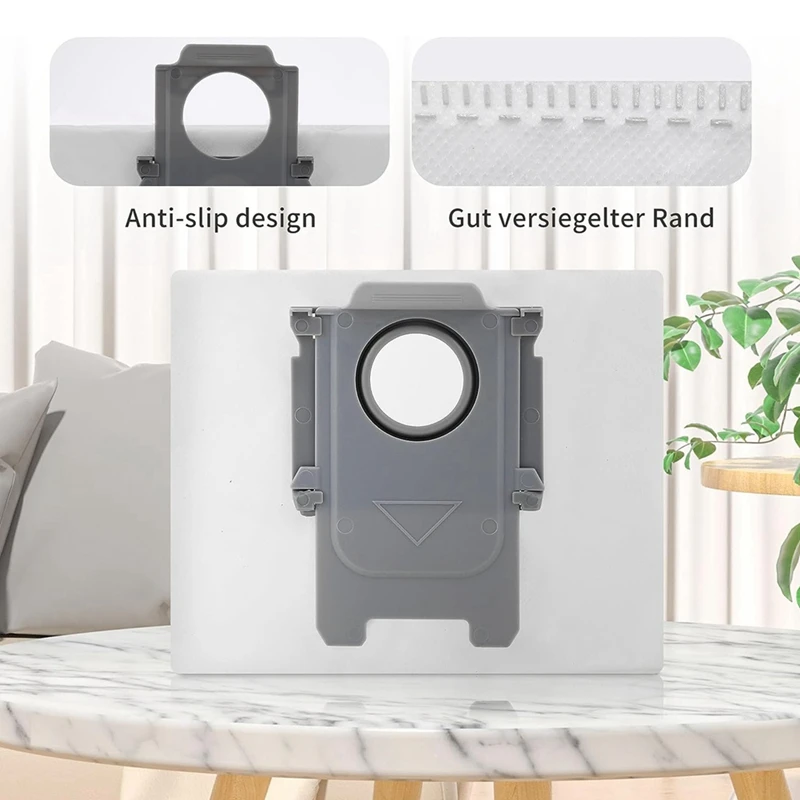 20 Pcs For Roborock S8+ /S8 Pro Ultra / S7 Maxv Ultra / Q5 / Q5+ / Q7+ / Q7 Max+ Garbage Bag Vacuum Cleaner Replacement Parts