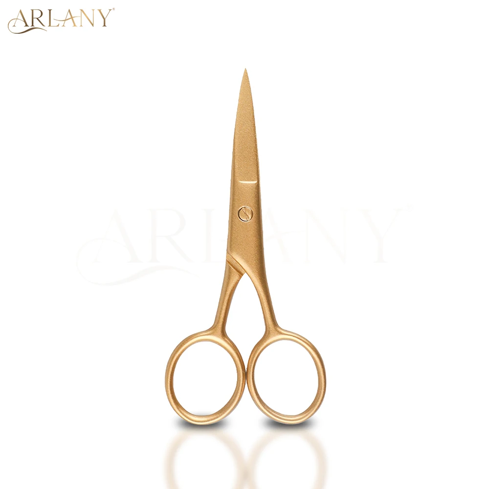 ARLANY المهنية متعددة الوظائف مقص الحواجب المتقلب مزيل الشعر مقص أظافر الأنف الشعر الجمال مقص صغير أداة