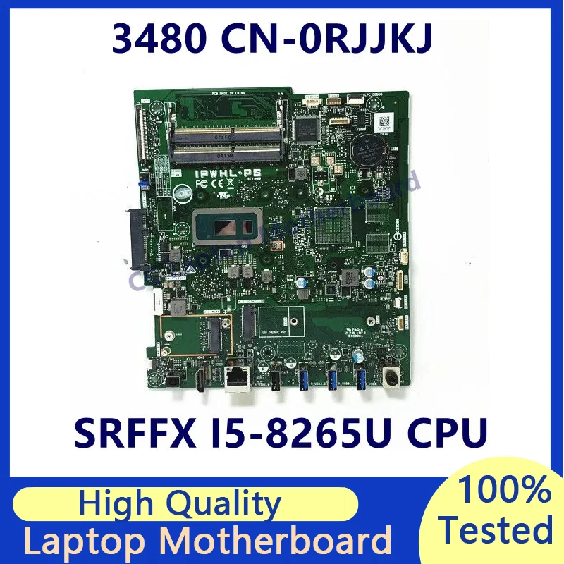 

CN-0RJJKJ 0RJJKJ RJJKJ Mainboard For Dell 3480 With SRFFX I5-8265U CPU Laptop Motherboard 100% Fully Tested Working Well