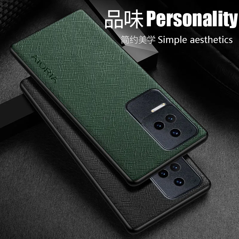 Case for Xiaomi Poco F4 5G, with simple and light cross pattern, phone case