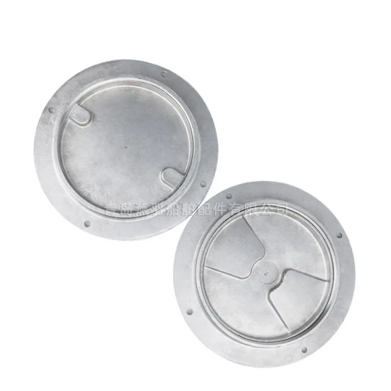 Marine 316 stainless steel deck disc yacht round inspection ship hatch cover detection port lampshade deck cover cross-border