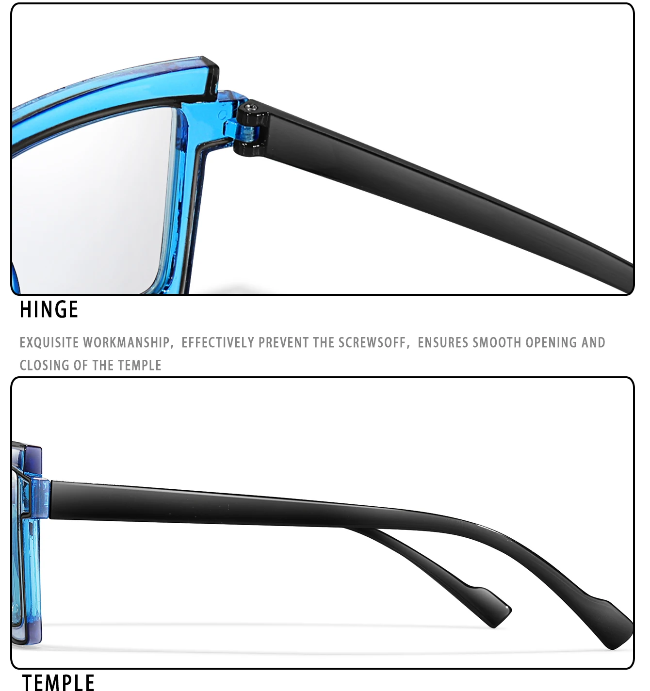 3 Paar Sonnenbrillen für Damen, übergroß, trendige, transparente Schutzbrille in Skizzenlinienform für den täglichen Outfit, Party, Reisen, Strandurlaub – Detail 11