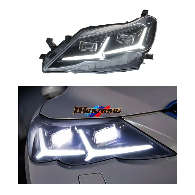 

Modification 2Lens Design Car Head Light Lamp Headlight Headlamps 2010-2013 for Reiz Mark X Led Headlights