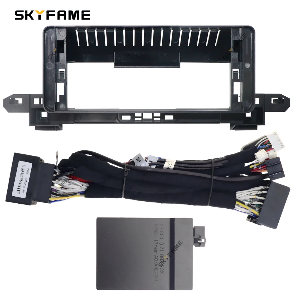 

SKYFAME 12,3-дюймовый автомобильный рамочный адаптер, декодер Canbus Box, Android-радио, комплект панели для крепления приборной панели для Audi Q5