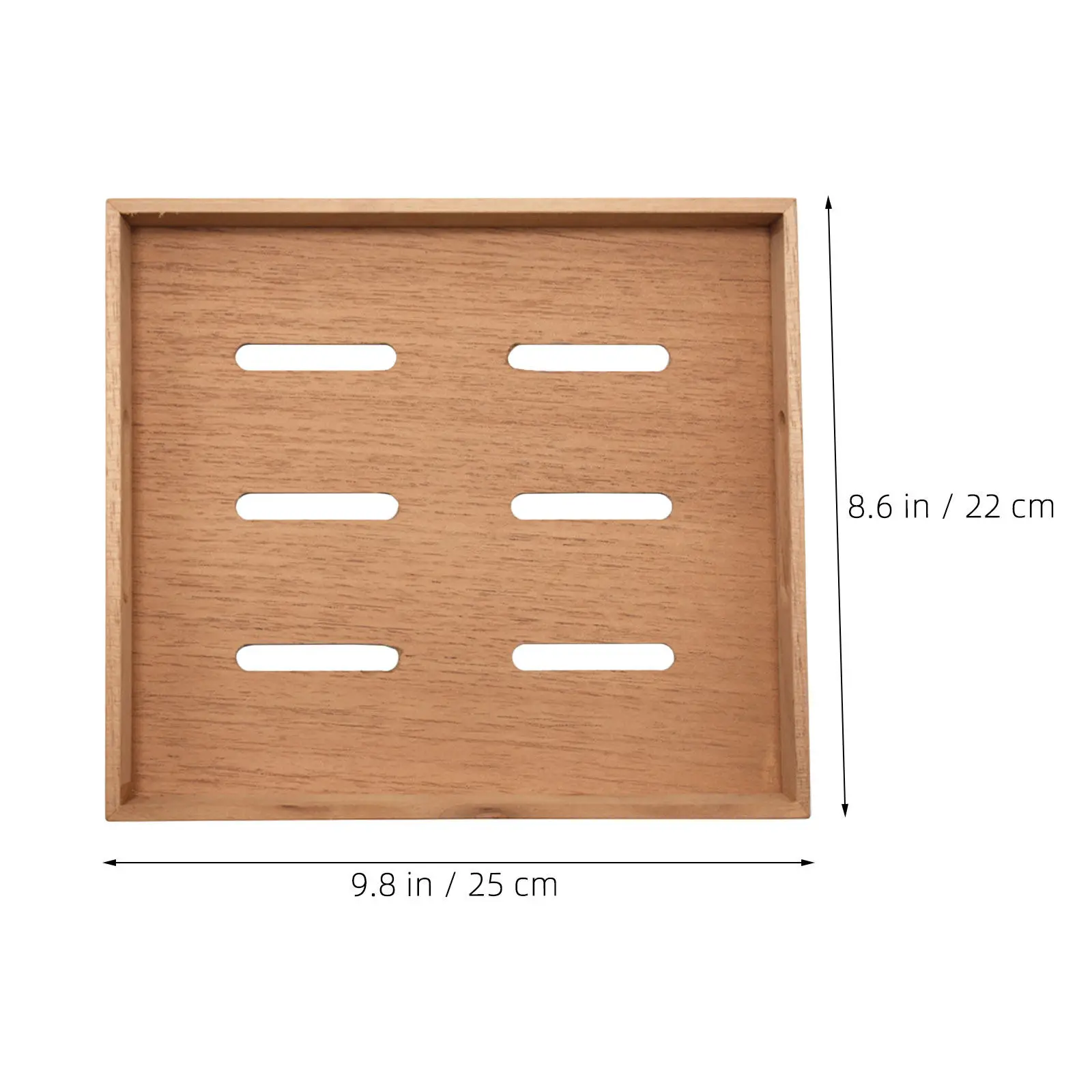 Cigar Rest Holder Display Wood Tray Serving Platter Showcase Accessory Presentation Organization Cedar Cabinet