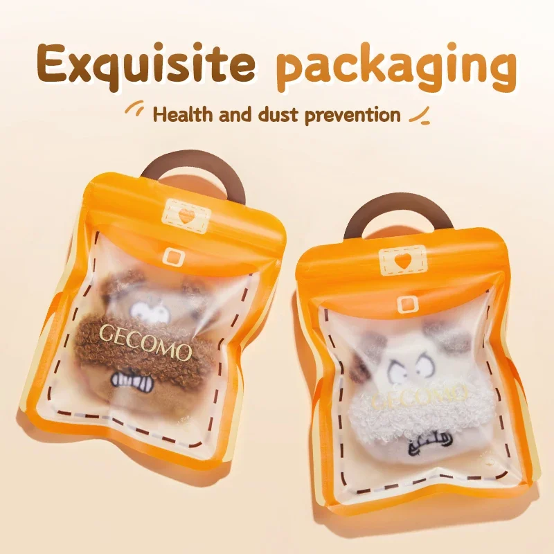 GECOMO Soft Plush Powder Puff for Loose Powder Setting Skin-Friendly Comfortable Flocking Makeup puff