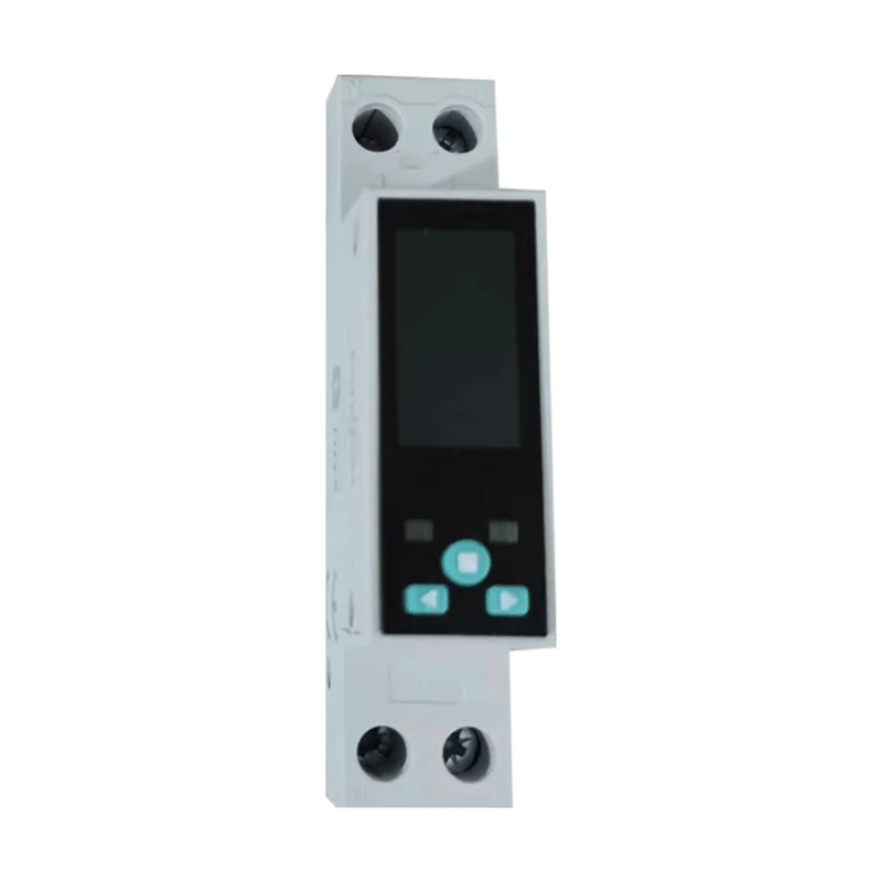 ABMF-50A Tuya WIFI Smart Switch Circuit Breaker LCD Meteran Energi Kwh Power Metering Timer Relay Remote Control Kehidupan Cerdas