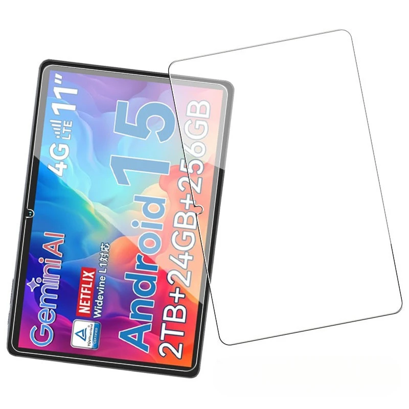 Szkło Hartowane na Ekran Tabletów TABWEE T90 W90 11" HD, Przezroczysta Folia Ochronna Pełne Pokrycie, Osłona Ochronna na Tablet TABWEE W90 T90 — zdjęcie produktu 4