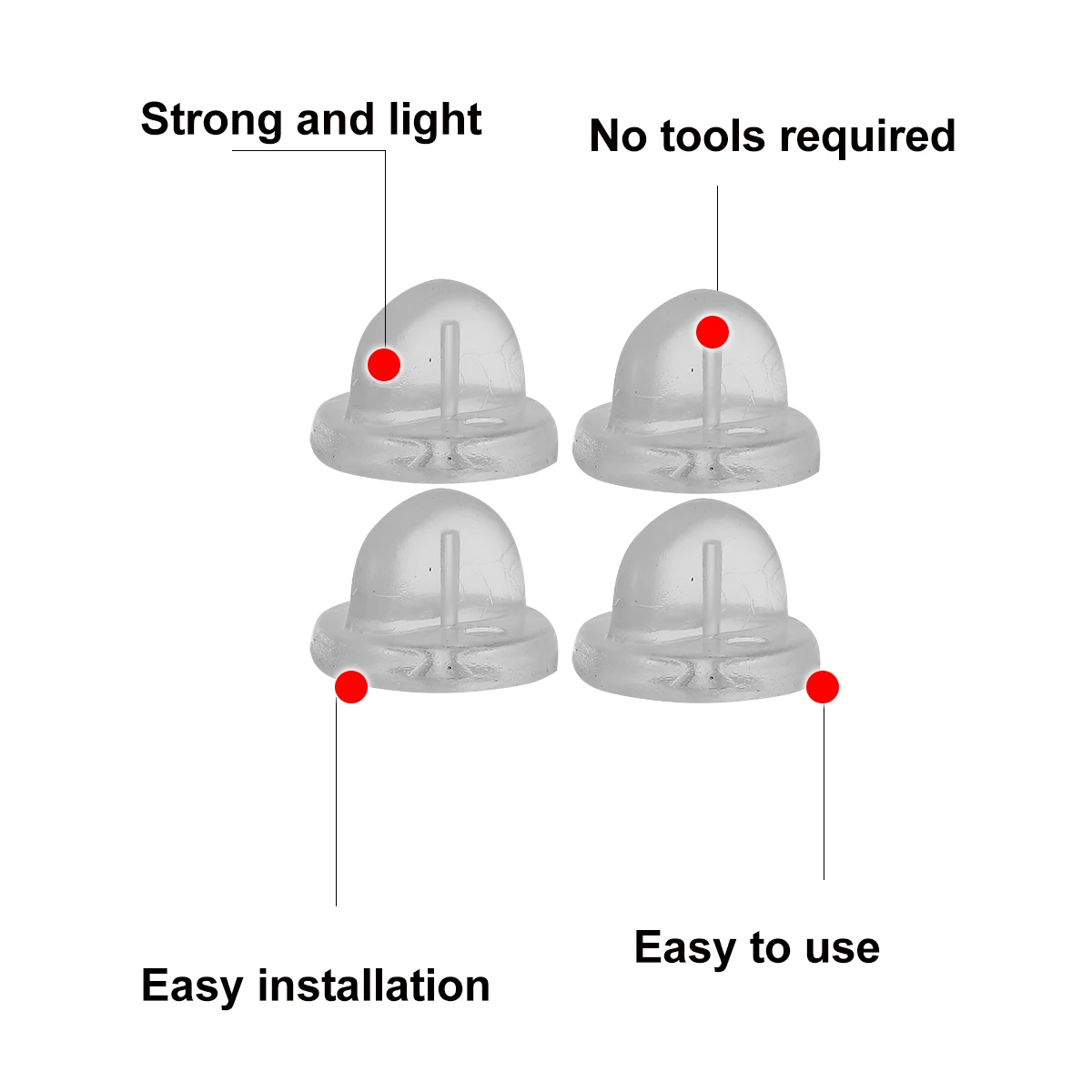 

200Pcs Copper Clutch Backs Badges Replacement Brooch Pins Easy Use DIY Crafts Wedding Flower Lapel Pin Holders