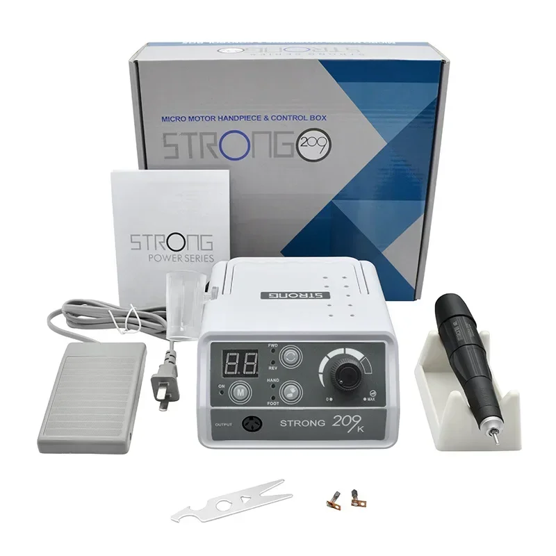 

Полировальный станок STRONG 210 STRONG209K для дизайна ногтей, стоматологический станок для полировки ювелирных изделий, электрический гравировальный станок