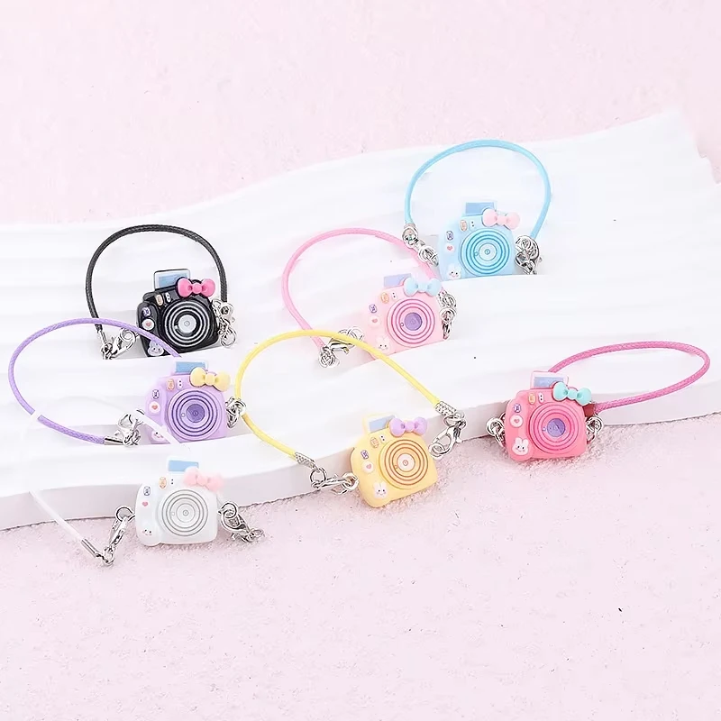 จี้ตุ๊กตาขนนุ่มน่ารัก อุปกรณ์เสริมรูปกล้องการ์ตูนจิ๋ว สำหรับตกแต่งฉากบ้านตุ๊กตา ของเล่นแต่งตัว BJD สำหรับเด็ก