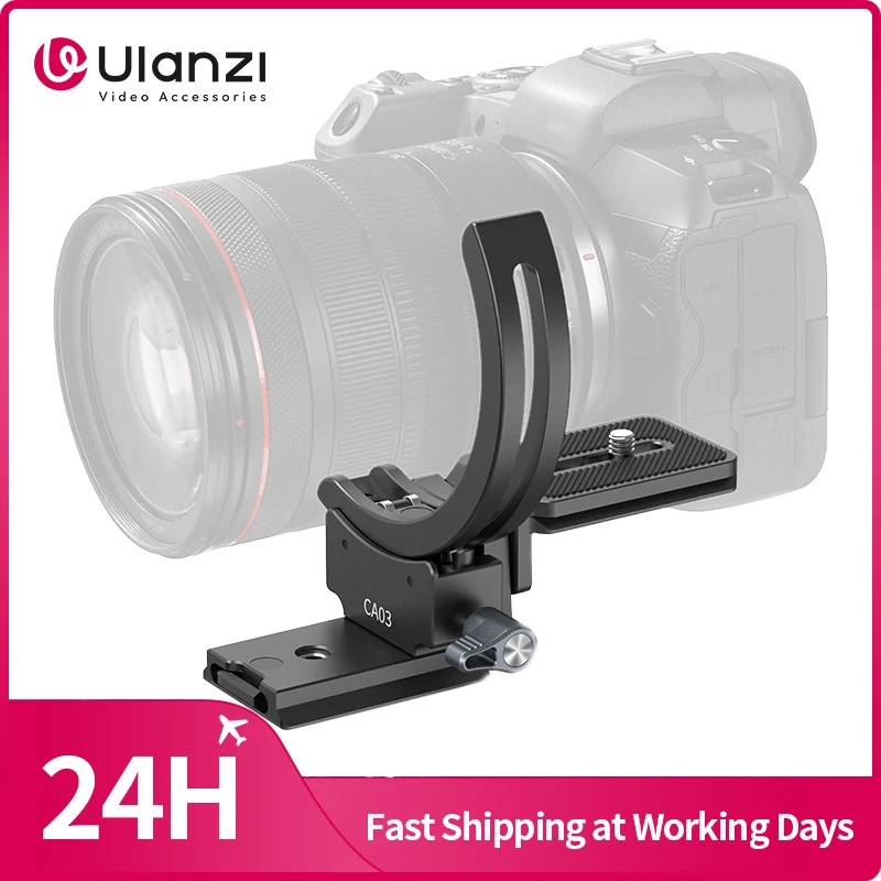 Ulanzi CA03/CA05 Horizontal-To-Vertical Adapter Ring 75mm/95mm Camera Adapter Ring for Sony Canon Tamron Zeiss Nikon Load 5kg