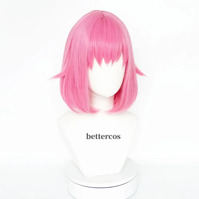 30cm ootori EMU cosplay wig project Sekai colorful stage! Pink heat resistant synthetic hair ootori EMU wigs and wig cap