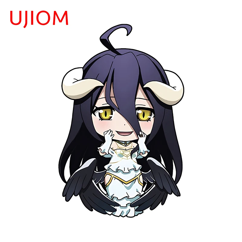 UJIOM 13cm × 8.4cm Overlord Anime Girl Wall Sticker Cute Game Character Graphics Decals Amazing Art DIY Home Wallpapers Decor