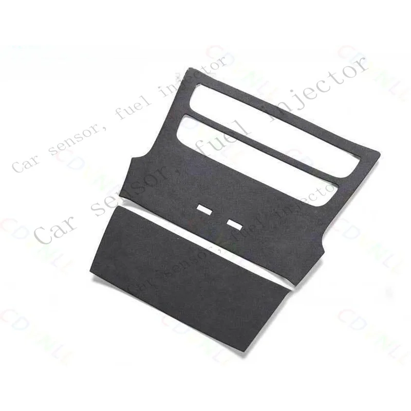 Q+ For Tesla Model X S 2012-2021 Gray Suede Rear Seat Air Outlet Vent Frame Cover