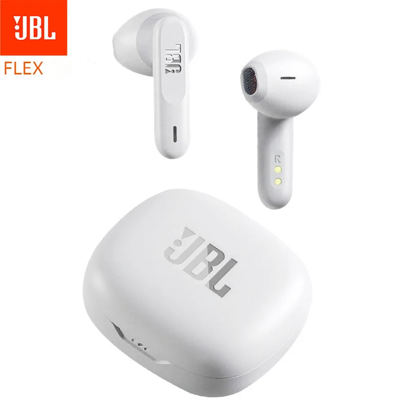 Jbl wave flex semi-in-ear fone de ouvido bluetooth ultra longa vida hd talk esportes à prova dp54 água p54 poeira à prova dwaterproof água suporte controle app