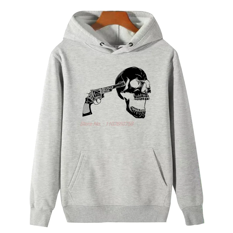 الهيكل العظمي العصابات مع الأسلحة مضحك الجرافيك قمصان سويت شيرت بقلنسوة الشتاء سترة سميكة هوديي مناسبة لجميع الأعمار الذكور الملابس #1