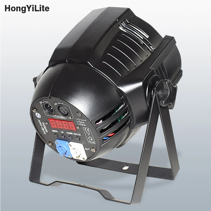 HongYiLite 54x3W RGB PAR Light Powercon In/Out Aluminum Housing 7CH DMX512 Strobe Effect Sound Active For Concert Stage Events
