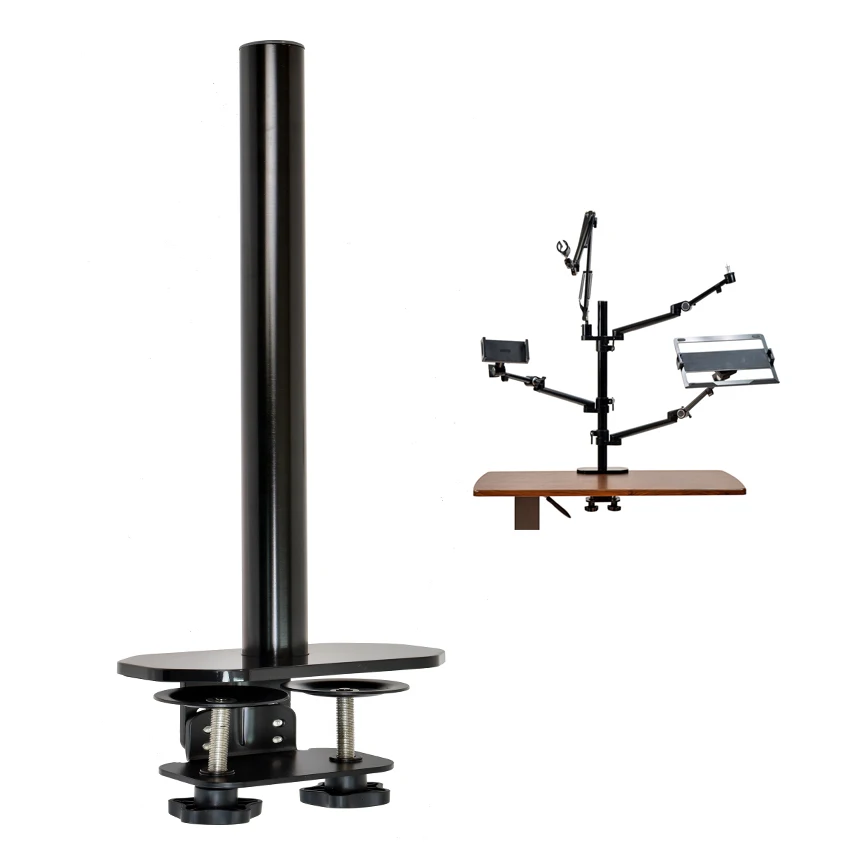 المهنية سبائك الألومنيوم حامل ميكروفون استوديو البث تسجيل مكثف ميكروفون جبل مع ذراع الميكروفون #3