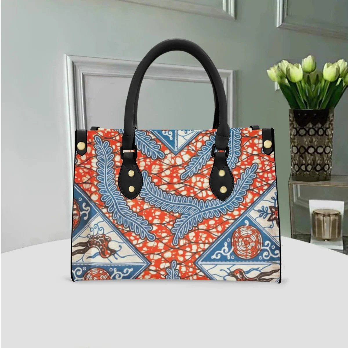 FORUDESIGNS Nigeria Style Ladies Hand Bag African Culture Design Handbags Female Vintage Tote Bags Woman 2023 New Collection