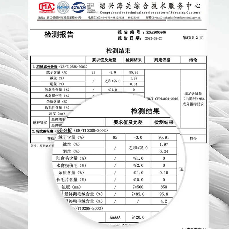 Customized Size 100% White Goose Down Pillow, Down Pillow Core For Hotel To Protect Cervical Vertebra And Help Sleep