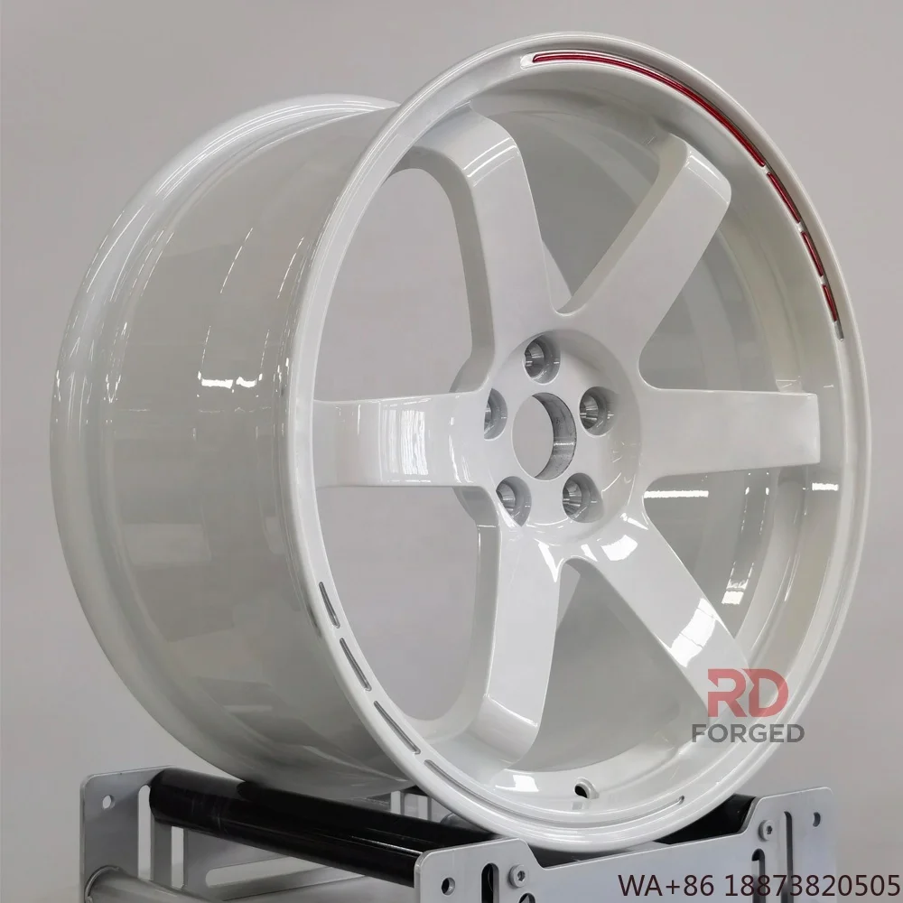 For TE37 Forged Alloy Racing Car Wheels 4x100 17-20 Inch New Compatible for Honda GE6 GE8 GK5 GR3 Toyota Yaris MXPH10 Nissan