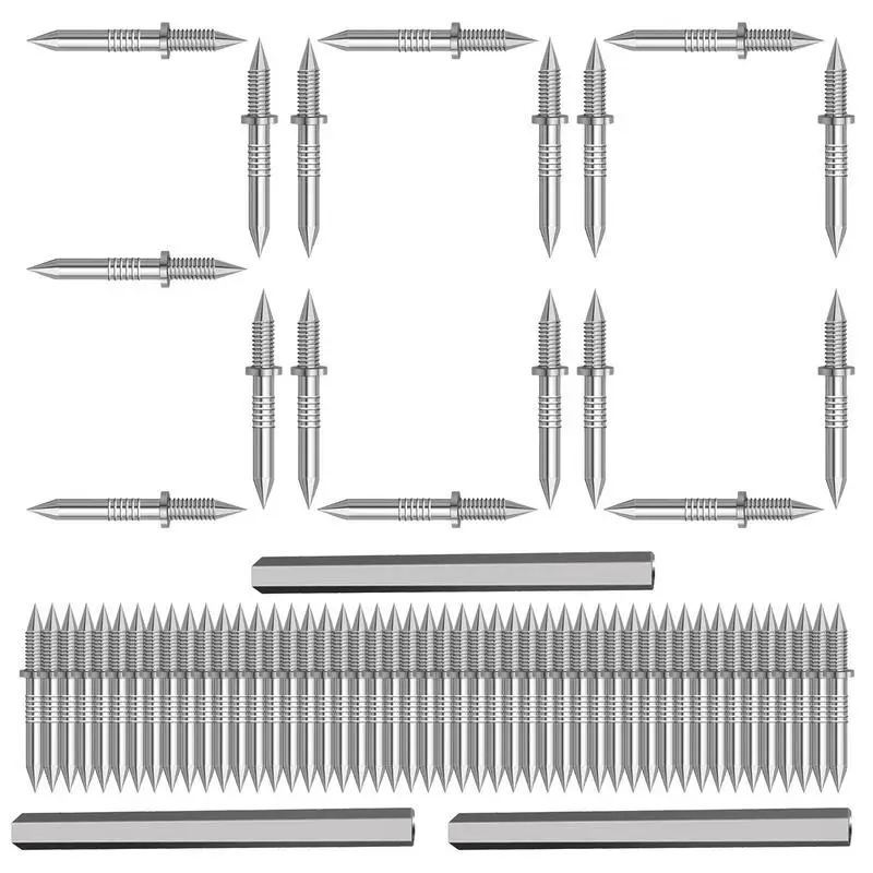 Double Headed Mud Nail For Seamless Wood Paneling Non-marking Nails Cement Nails Double-headed Invisible Seamless Nail For Craft