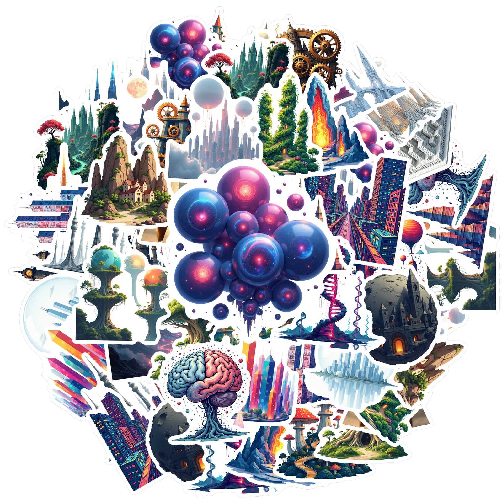 

35 шт.-50 шт. наклейки абстрактные канцелярские наклейки DIY наклейки пакет наклеек для автомобиля наклейка телефон холодильник