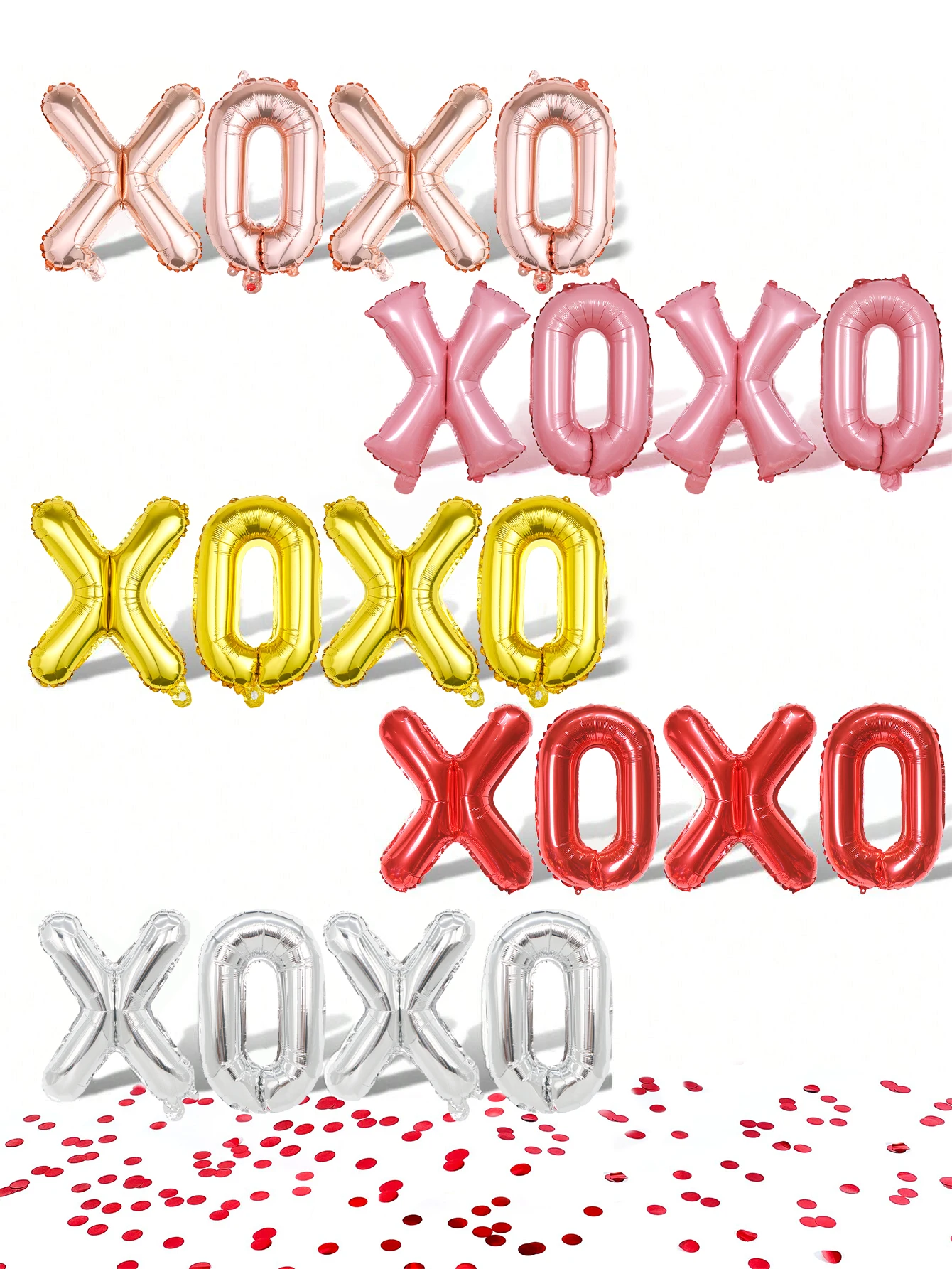 4Pcs Xoxo Letter Ba…
