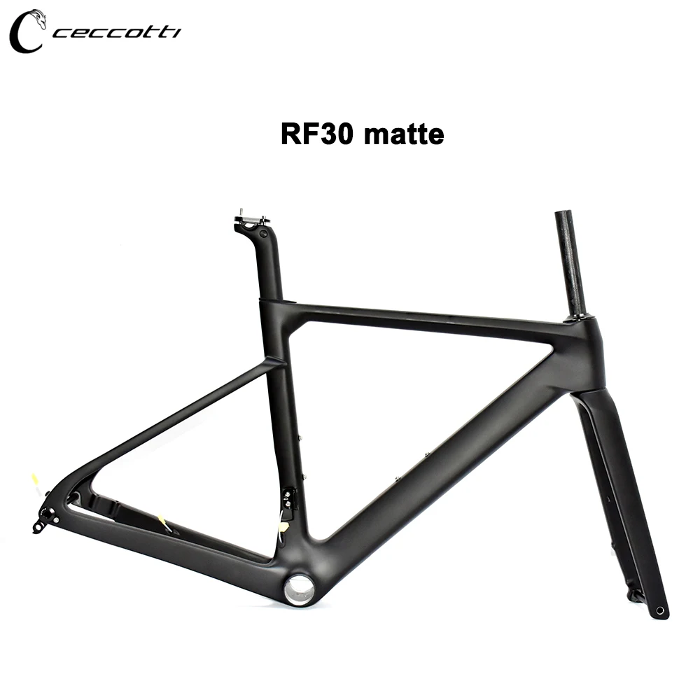 CECCOTTI Brand RF30 Model Road Bike Framework T1000 Full Carbon Bike Frame And Full Hidde Cable Design T47BB Bicycle Frameset