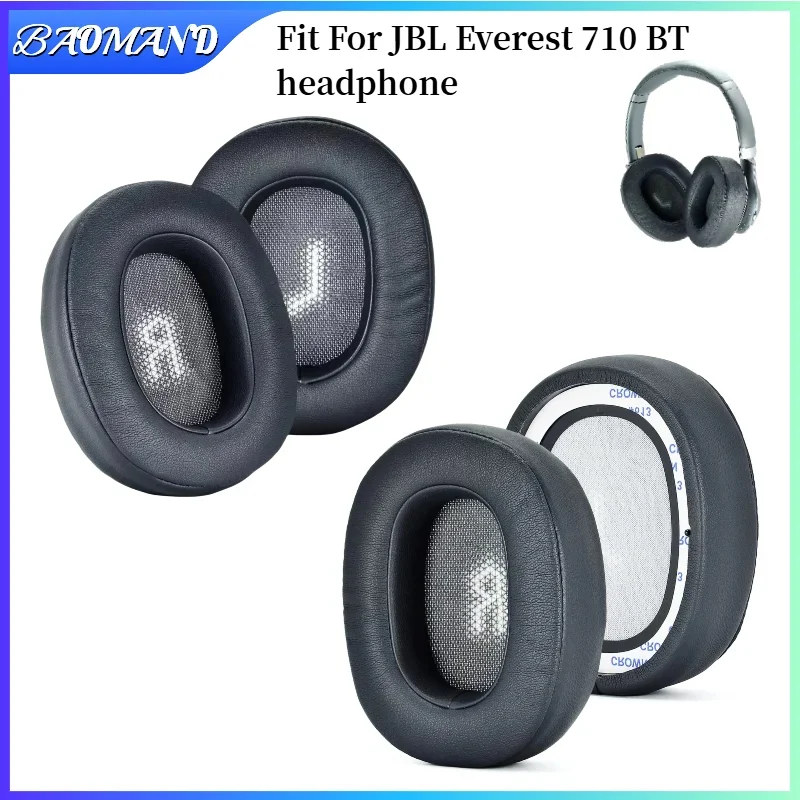 

Protein Leather Earpads Cushions for JBL Everest 710 BT Headphones, Replacement Ear Pads Headset BAOMAND