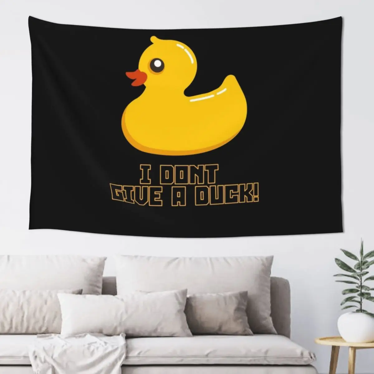 

i dont give a rubber duck Tapestry Korean Room Decor Aesthetic Home Decor Home Decor Aesthetic Tapestry