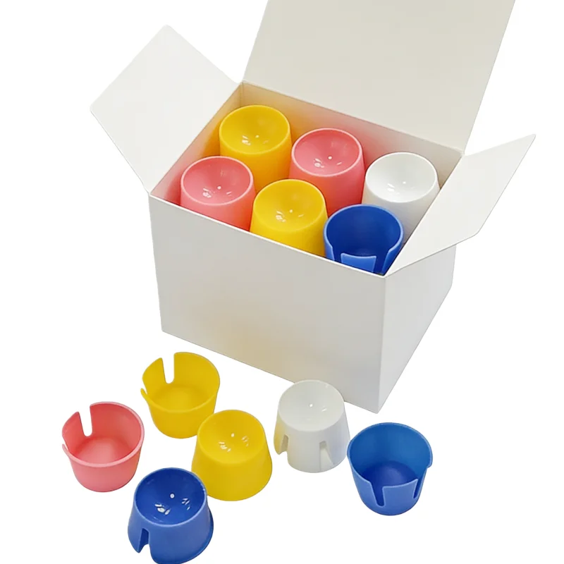 100pcs Disposable Mixing Bowls Plastic Dental Lab Cups for Gypsum Plaster Alginate Multifunction Dentistry Laboratory Tools
