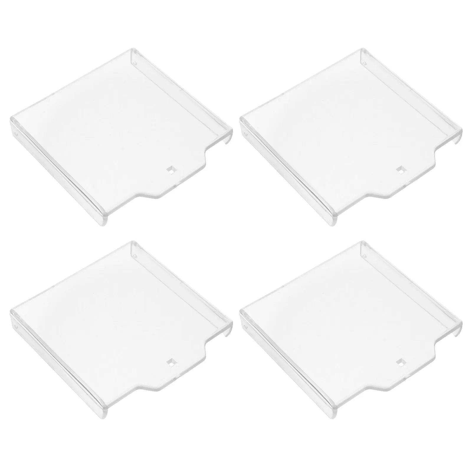 

4Pcs Push Button Fire Safety Cover Professional Design Easy Install Transparent Weatherresistant Emergency Stop Protective Cover