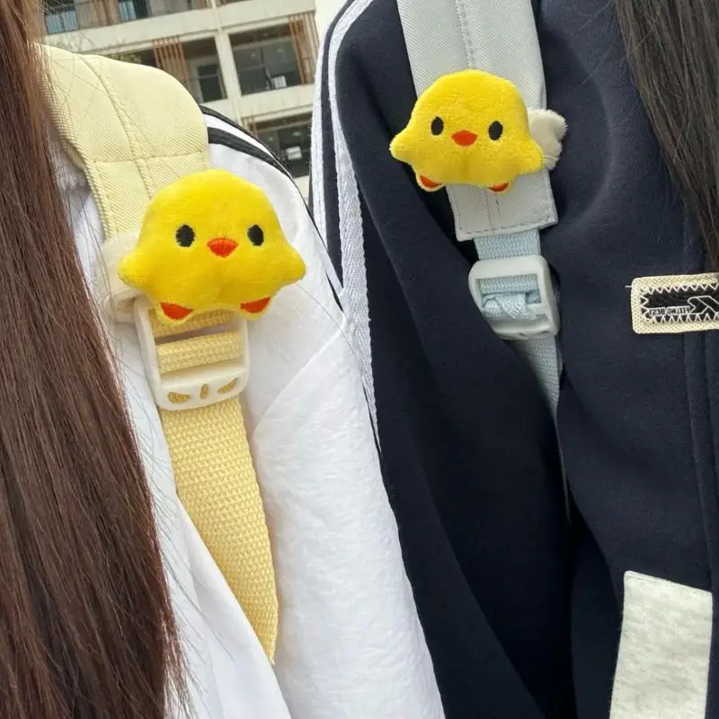 1PC Cute Yellow Chick Pendant  Backpack Decoration Bag Accessory Lovely Ornament Gift For Close Friends Bag Gifts