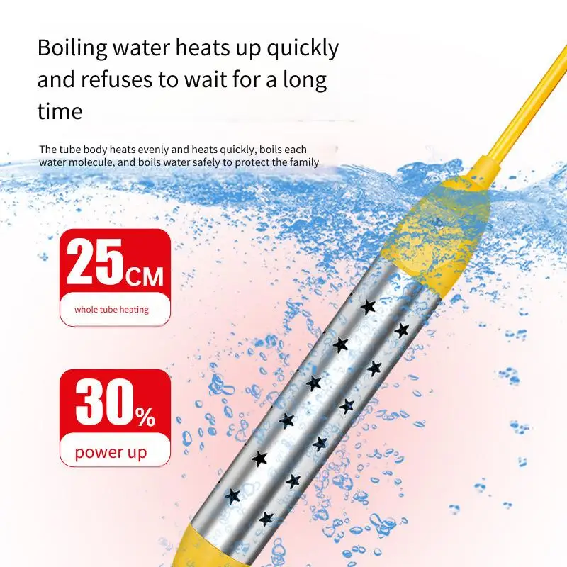 

Домашний водонагреватель, нагревательный стержень, нагревательная трубка, электрический нагревательный стержень, волшебное устройство для кипячения воды, водонагреватель, автоматическое отключение