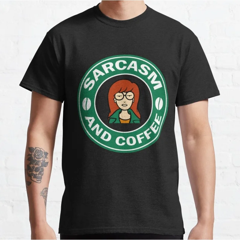 Retro Sick sad world tv shows Gift t shirt 90s Nostalgia cartoon Graphic Clothes 0217 Large size Tops 100% cotton printed tee