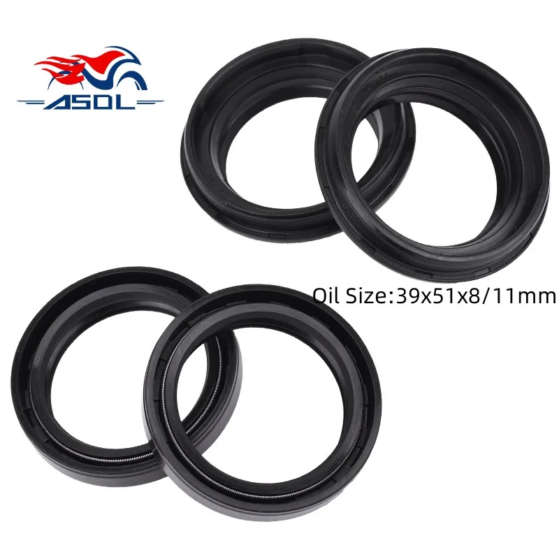 

39x51x8/11mm Motorcycle Front Oil Seal For GAS TXT PRO125 RACING TXT PRO RACING 250 280 TXT PRO RACING300 COTA 258 4RT COTA300