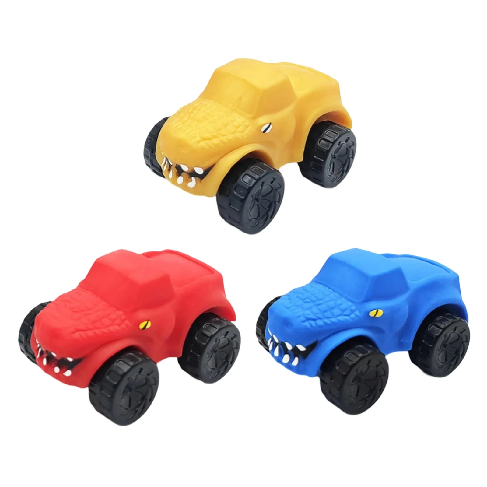 3PCS Kneading Deformed Educational Toy Car Stretch Car Toy Pinch And Pressable Slow Car Toy Stress Relief Toy For Adults Kids