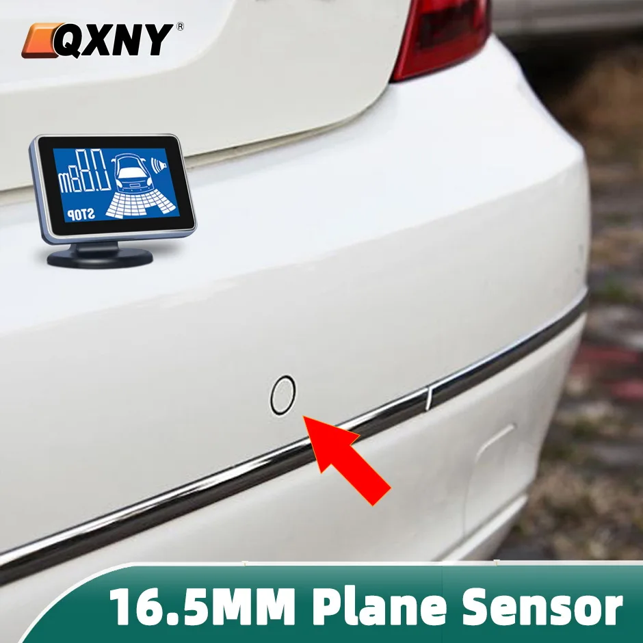 Backup Radar Plane 4 Reverse Aid Parktronic 16.5mm Parking Sensors for Bumper Adjustable Depth  To Assist Bumper Distance System