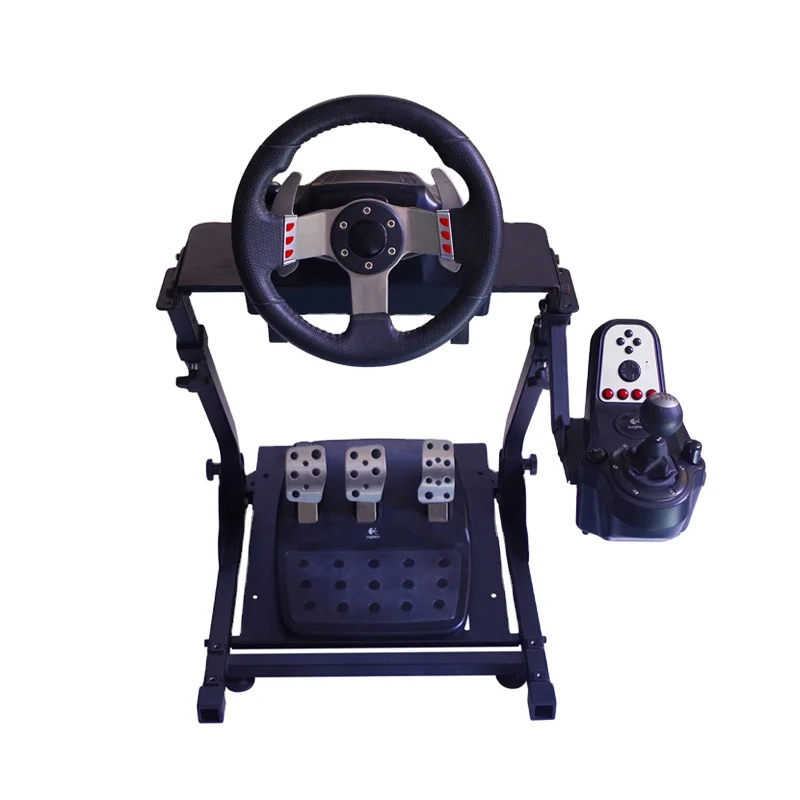 Custom Logo Oem Gaming Wheel Racing Game Steering Wheel With Handbrake