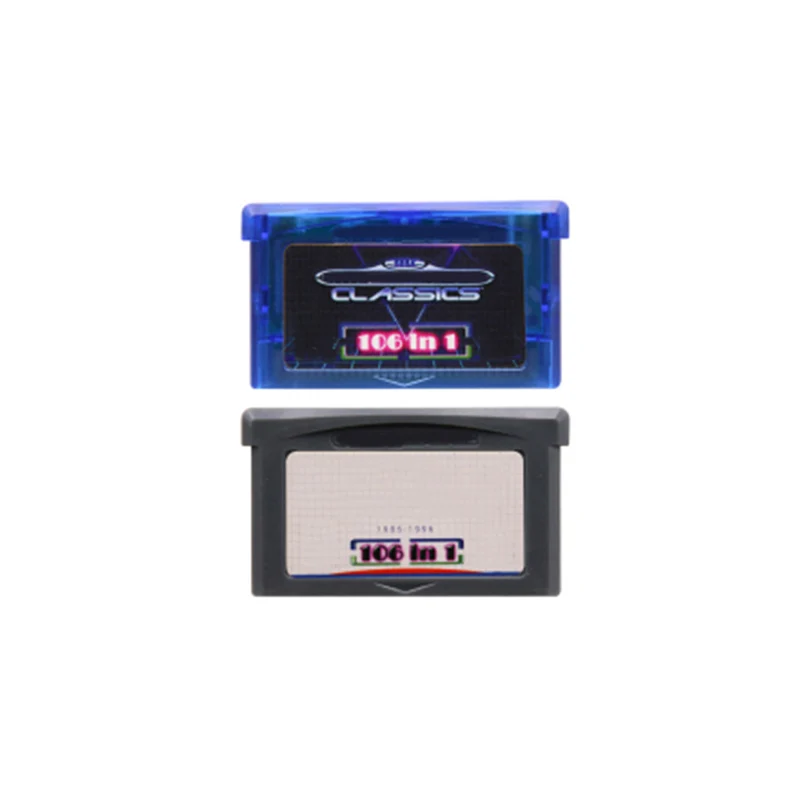 Superior 32 Bit Video Game Cartridge Memory Card for Compilations Collection 106 in 1 English Language Version