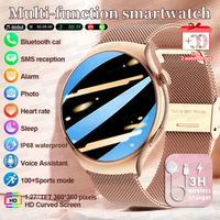 2025 New For Huawei Watch 4 Mini NFC Smart Watches Women 360*360 AMOLED HD Screen 100+Sport Mode Bluetooth Call Waterproof Watch