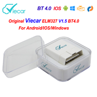 Viecar ELM327 V1.5 Bluetooth 4.0 for Android/IOS PIC18F25K80 ELM 327 V1 5 OBD 2 OBD2 Car Diagnostic Scanner Tool Code Reader