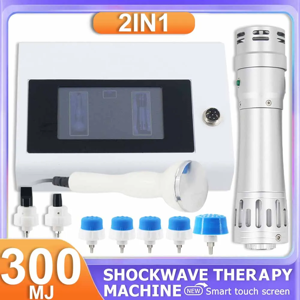 Shockwave Therapy Machine ED Treatment Ultrasound Equipment For Pain Relief Massage Body Relax 300MJ ShockWave Instrument