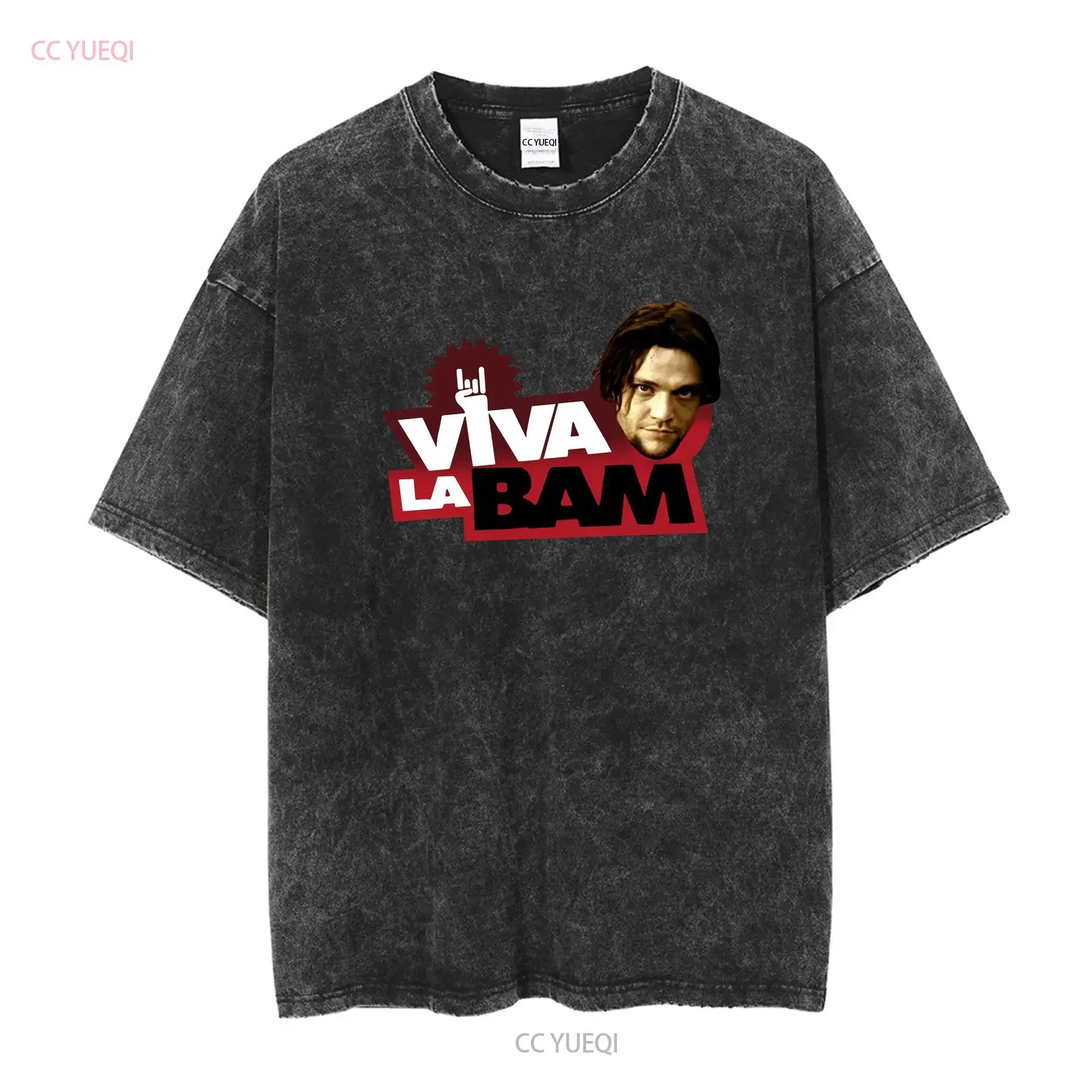 Y2K Viva La Bam Margera Reality Television Show MTV Jackass CKY T Shirt Large long or short sleeves vintage Washed Stretched