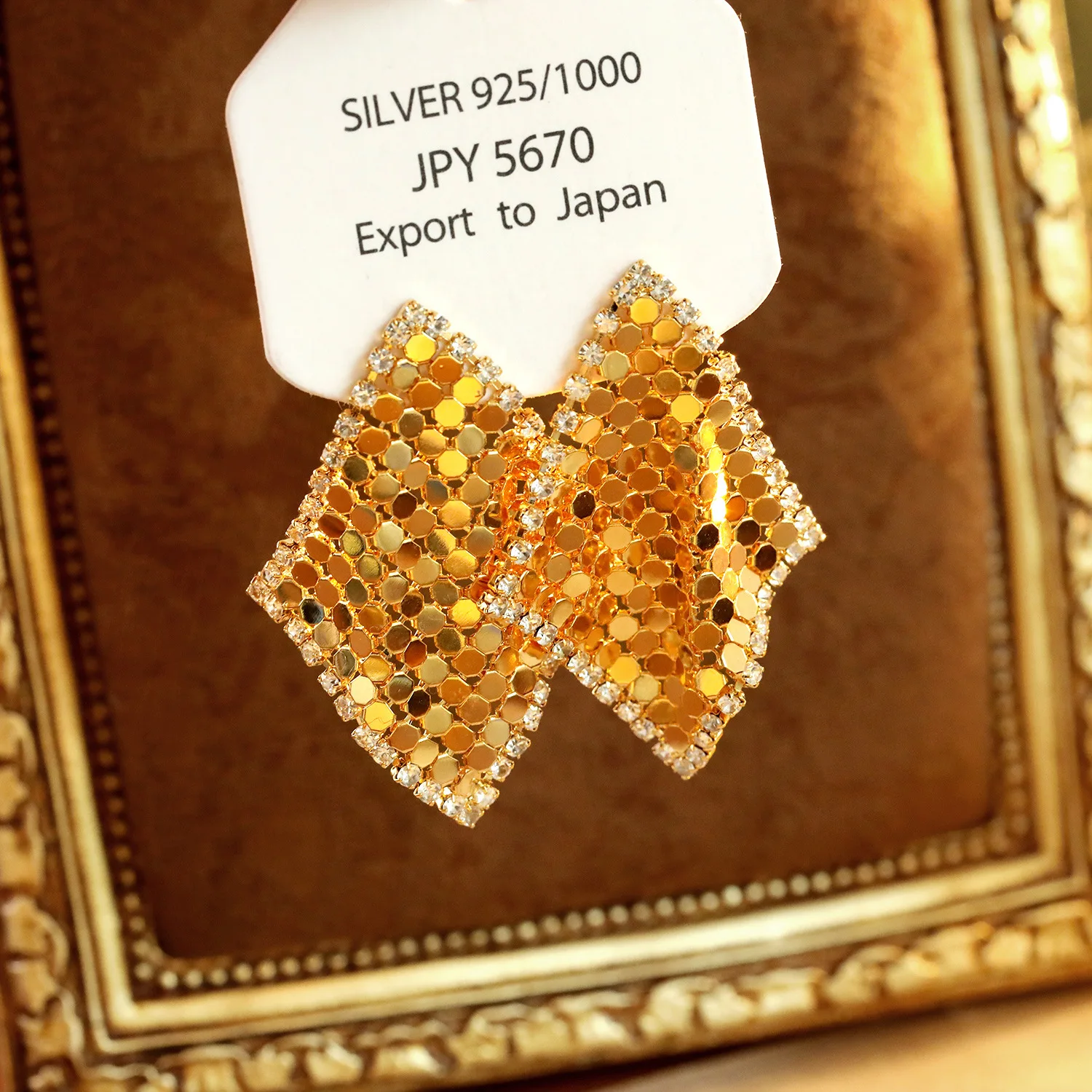 925 Silver High Quality Autumn Winter Versatile Sequin Tassel Earrings Women Light Luxury Advanced Temperament Studs Wholesale
