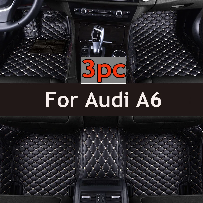 

Автомобильные коврики для Audi A6 C6 4F C7 4G Avant Wagon 2007 ~ 2018 Роскошный кожаный коврик против грязи Прочный ковер Автомобильные аксессуары