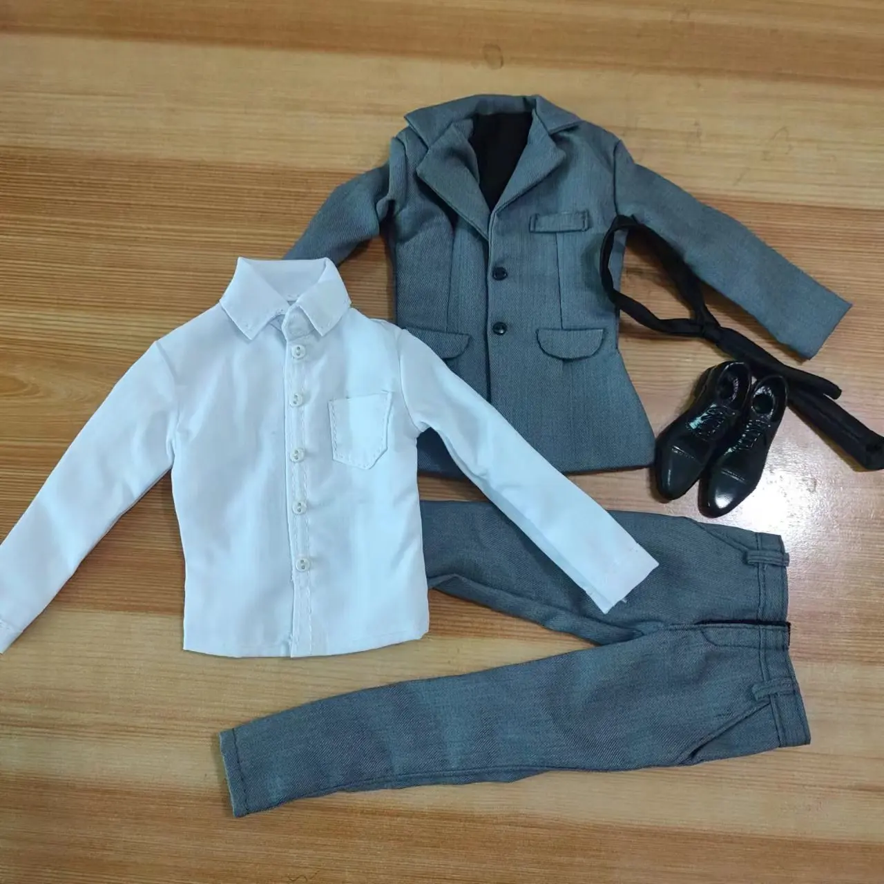 

Zctoys 1:6 Scale Action Figures Accessories Male Gray Set Clothing Trousers Shoes Suit For 12" COO Hottoys Model Body In Store