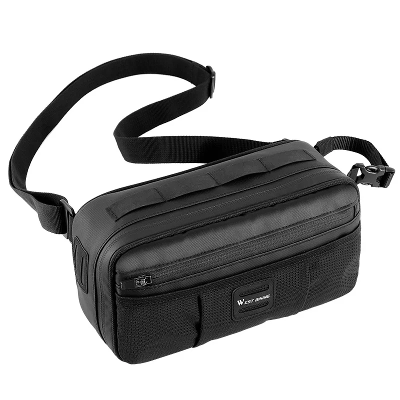 1PCS Bicycle Front Bag Multi Functional Front Beam Diagonal Waist Bag Saddle Rear Bag